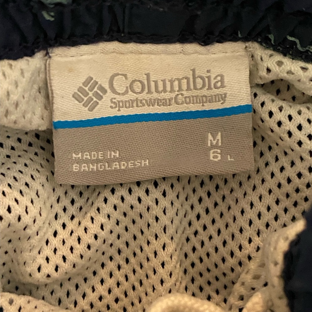 Columbia PFG Omni Shade Backcast II Lined Swim Trunks Mens Medium Marlin Navy - Picture 5 of 8